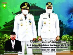 Iklan Ucapan Selamat Pelantikan Bupati dan Wakil Bupati Kab. Sumbawa Periode 2021-2026