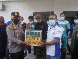 Polda Banten dan TNI, Gelar Pengamanan Bersama Dalam Aksi Sosial Mayday Secara Prokes