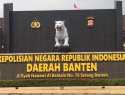 Monumen Maung Polda Banten Baru Lebih Putih dan Cerah