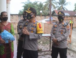 Minggu Kasih, Kapolres Sergai Berikan Tali Asih Gereja HKI Resort Kampung Pon