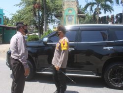 Kapolres Sergai Cek Pos Pelayanan, Penyekatan dan Berikan Tali Asih