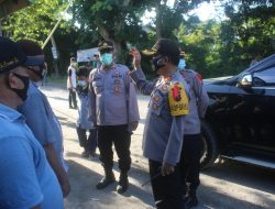 Pengecekan PPKM Mikro dan Penyekatan Polres Sergai, Antisipasi Kenderaan Roda 2 dan Roda Tidak Lengkapi Surat Dukumen