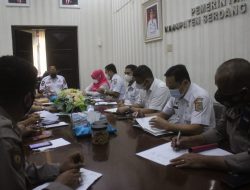 Kapolres Sergai Pimpin Rapat Koordunasi Vaksin Massal Di Kab. Sergai