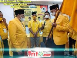 Tok! Bupati Sumbawa H. Mo Nahkodai Partai Golkar