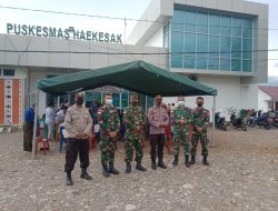Ini Wujud Sinergitas TNI Polri di Perbatasan Sambut HUT Polri ke 75 Tahun 2021