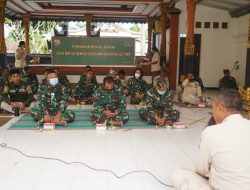 Prajurit Korem 162/WB Terima Bintal Rohani dari Bintaldam IX/Udayana