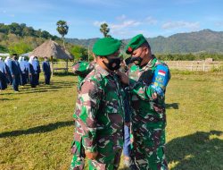 Dandim 1628/SB : Buka Secara Resmi Latihan Dasar Kepemimpinan Siswa MTSN I Sumbawa Barat