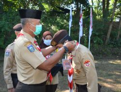 Kasrem 162/WB Tutup Persami Pramuka SWK Terpusat Tingkat Daerah