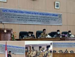 Bupati Sumbawa Paparkan Ranwal RPJMD Tahun 2021-2026 di Sidang Paripurna DPRD
