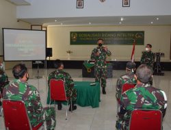 Apintel Jajaran Korem 162/WB Ikuti Sosialisasi Bidang Inteltek Sintelad