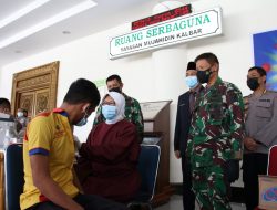 Tinjau Vaksinasi Di Masjid Mujahidin, Pangdam XII/Tpr : Ayo Terus Ajak Saudara Dan Warga Kita.