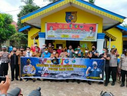 Di Desa Pulau Sejuk, Kapolres Batubara ResmikanKampung Tangguh Bersih dari Narkoba