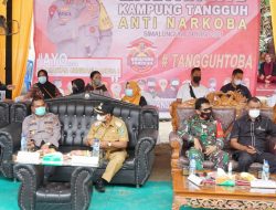 Polres Simalungun Launching Kampung Tangguh Anti Narkoba di Wilayah Kabupaten Simalungun.