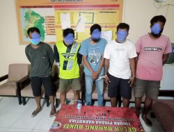 Tim Opsnal Satnarkoba Polres Sumbawa Barat Bekuk 6 Terduga Pelaku Pengedar Narkoba
