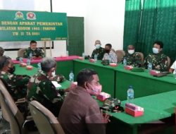 Gelar Komsos Kodim 1803/Fakfak dengan aparat Pemeritah
