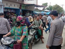 Polsek Tanjung Beringin Kendalikan Penyebaran Virus Covid 19 Dengan Cara Ops Yustisi