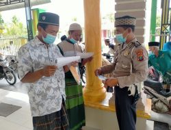 Unit Dikyasa Sat Lantas Polres Sergai Tanpa Bosan Imbau Masyarakat Cegah Covid-19