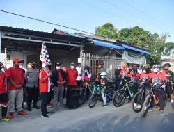 Peringati Bulan Kelahiran Bung Karno, Bupati Batu Bara Bersama Ketua DPRD, Lakukan Gowes dan Berbagi Sembako