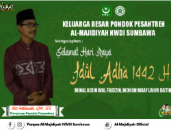 Ucapan Selamat Hari Raya Idul Adha Keluarga Besar Pondok Pesantren Al-Majidiyah NWDI Sumbawa