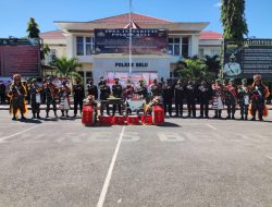 Stakeholder TNI di Belu Kompak Rayakan HUT Bhayangkara Ke 75 Diiringi Drumband Canka Wira Yudha Sejati