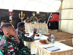 Dansatgas Pamtas Yonif 742/SWY Berikan Apresiasi Binter 4 Bulan Terakhir