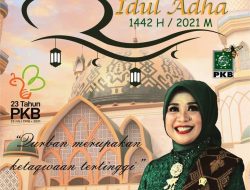 Ucapan Selamat Hari Raya Idul Adha 1442 H/2021 M F-PKB DPRD Kab. Sumbawa Sri Wahyuni 