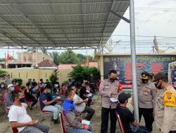 Setelah Berita Vaksin Di Tayangkan Polres Batubara, Masyarakat Serbu Polres Untuk Vaksinasi