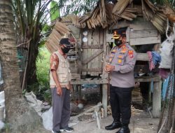 Warganya Jauh Dari Kata Layak Kapolres Batubara AKBP Ikhwan Lubis Kunjungi Atan Sinaga Dan Istrinya Kana.