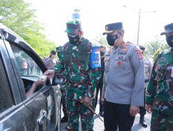 Pimpinan TNI Polri di NTB Cek Pelaksanaan PPKM Darurat Covid-19