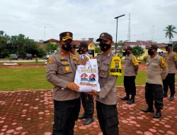 Kapolres Batubara AKBP Ikhwan Lubis Bersama PJU Salurkan Bantuan Kapoldasu Kepada bhabinkamtibmas