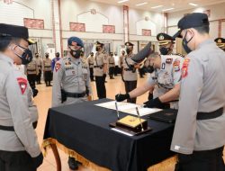 Kapolda Sumut Pimpin Upacara Sertijab 4 Kapolres