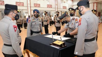 Kapolda Sumut Pimpin Upacara Sertijab 4 Kapolres