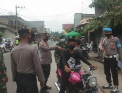 Lanjutkan Intruksi Menteri Dalam Negeri, Polsek Lima Puluh Polres Batubara Lakukan Ops Yustisi