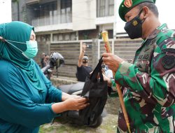 Demi Mendukung Pemerintah Menanggulangi Covid 19 1.276 Babinsa Wilayah Korem 061/Sk Salurkan Obat Covid 19 Gratis.