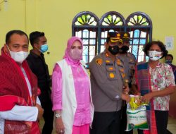 Kapolres Batubara AKBP Ikhwan Lubis, Bersama Komunitas Sedekah Jum’at (KSJ) Dan Bupati Batubara Baksos Di Tujuh Gereja