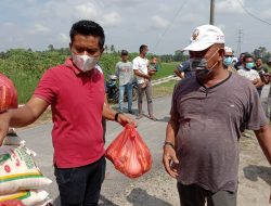 Serahkan Bantuan untuk Korban Puting Beliung, Ini Pesan Kadin Batubara Kepada Warga Sei Balai