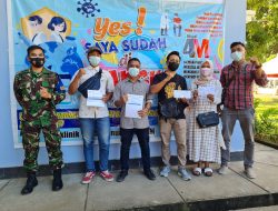 Lanud ZAM Gencarkan Vaksinasi Massal Dalam Suksekan Program Pemerintah