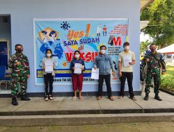 Putus Penyebaran Covid-19, Klinik Lanud ZAM Laksanakan Vaksinasi
