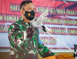 Tekan Laju Covid-19, Danrem 162/WB Safari pulau Sumbawa Sosialisasikan Rumah Isoter dan Bantu Obat-obatan Bagi Pasien Covid-19