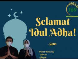 Ucapan Selamat Hari Raya Idul Adha 1442 H/2021 M  Owner & Keluarga Besar Beras 169