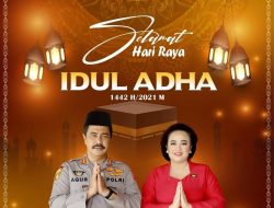 Ucapan Selamat Hari Raya Idul Adha 1442 H/2021 M Kabareskrim Polri Komjen Pol Drs Agus Andrianto, SH., MH