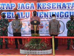 Dandim 0808/Blitar Bersama Forkopimda Kota Blitar Resmikan Tempat Isolasi Terpusat