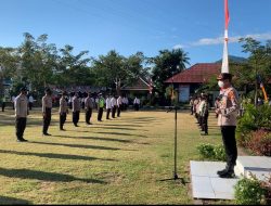 Kapolres Lotara minta TNI Polri tetap solid dalam penanganan Covid 19