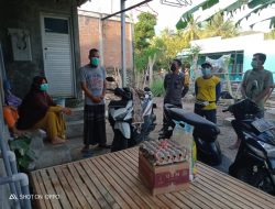Ringankan Beban Pasien Bhabinkamtibmas Kelanir Salurkan Bansos