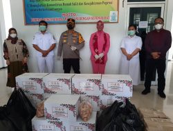 Misi kemanusiaan, Kapolres Laksanakan Pembagian Bantuan Dapur Umum melalui Bhabinkamtibmas Polres Batubara.