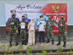 Lanud ZAM  Gencarkan &  Ikut  Sukseskan  Vaksinasi  Di  NTB