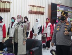 Kapolres Batubara Kemabli Kukuhkan Pengurus Daerah Kartini Komunitas Sedekah Jum’at Dan Berikan Santunan.