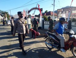 Personil Gabungan TNI-Polri Laksanakan Oprasi Yustisi Di Seteluk