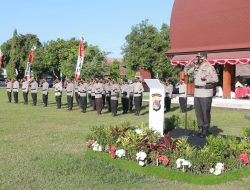Polda NTB Gelar Sertijab Kapolres Sesuai Standar Covid-19