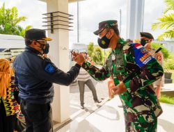 Danrem 162/WB jemput kabaharkam di bandara internasional ZAM